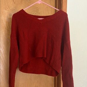 Red Knit Sweater